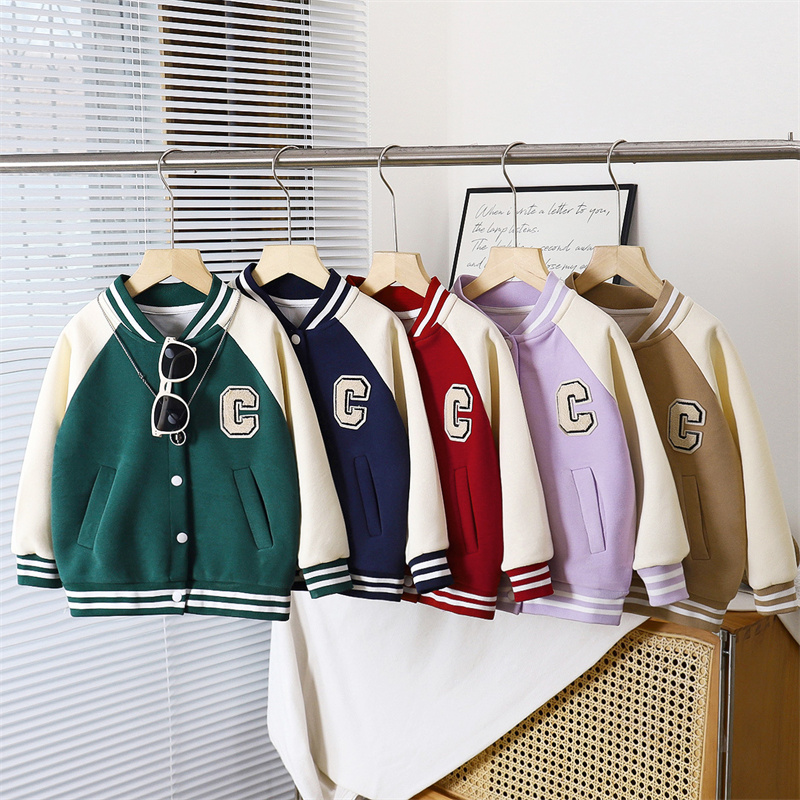 Running Gear Kids - Children's Baseball Jacket Boys Fashion Coat