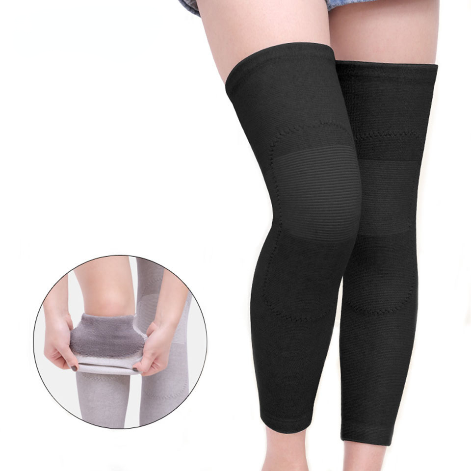 Running Gear Winter Men - 1Pair Long Winter Warm Knee Pads