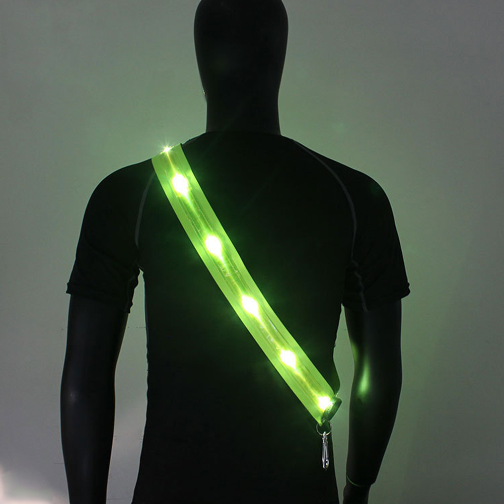 Running Gear Night - LED Shoulder Belt Rechargeable LED Reflective