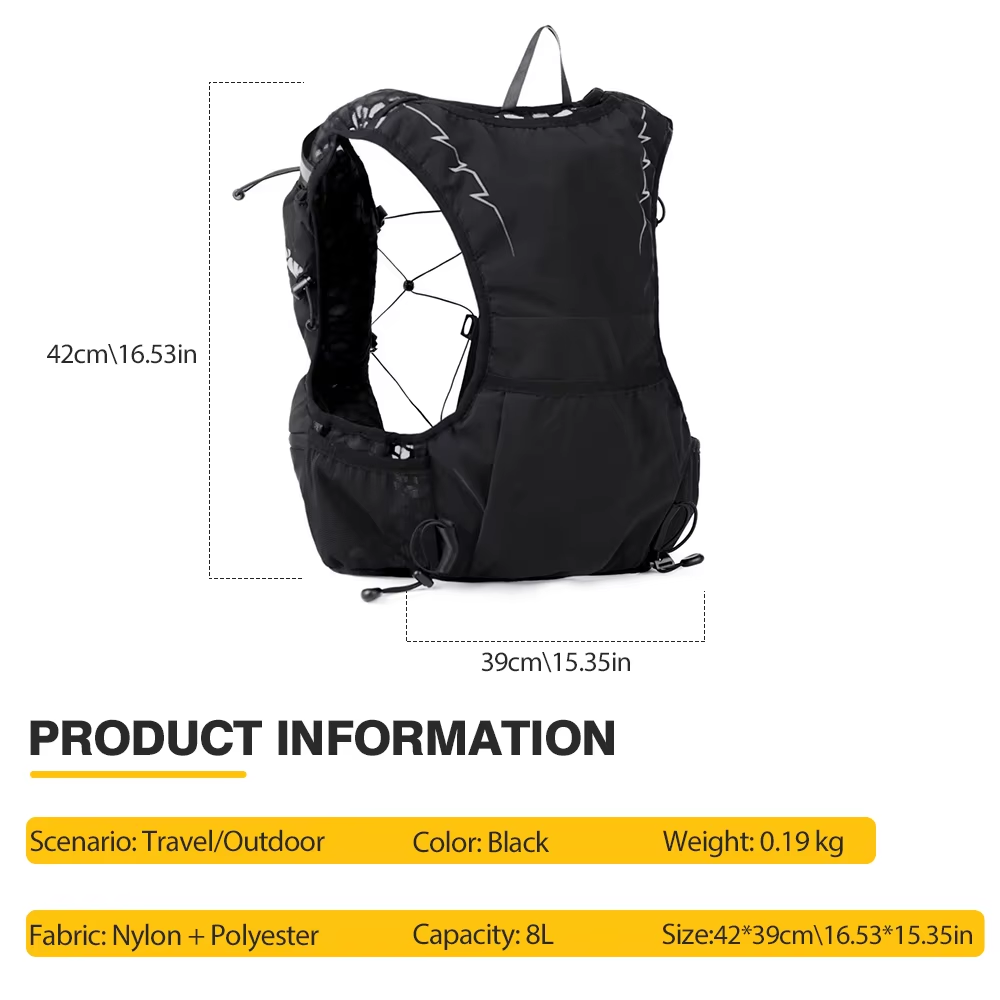 NEWBOLER Outdoor Trail Running - Running Hydration Vest recension och pris