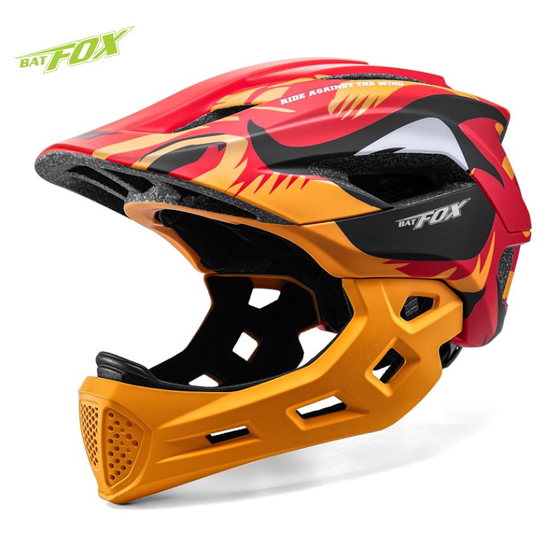 BATFOX Kids Full Face Bike Hel - Running Gear Kids recension och pris