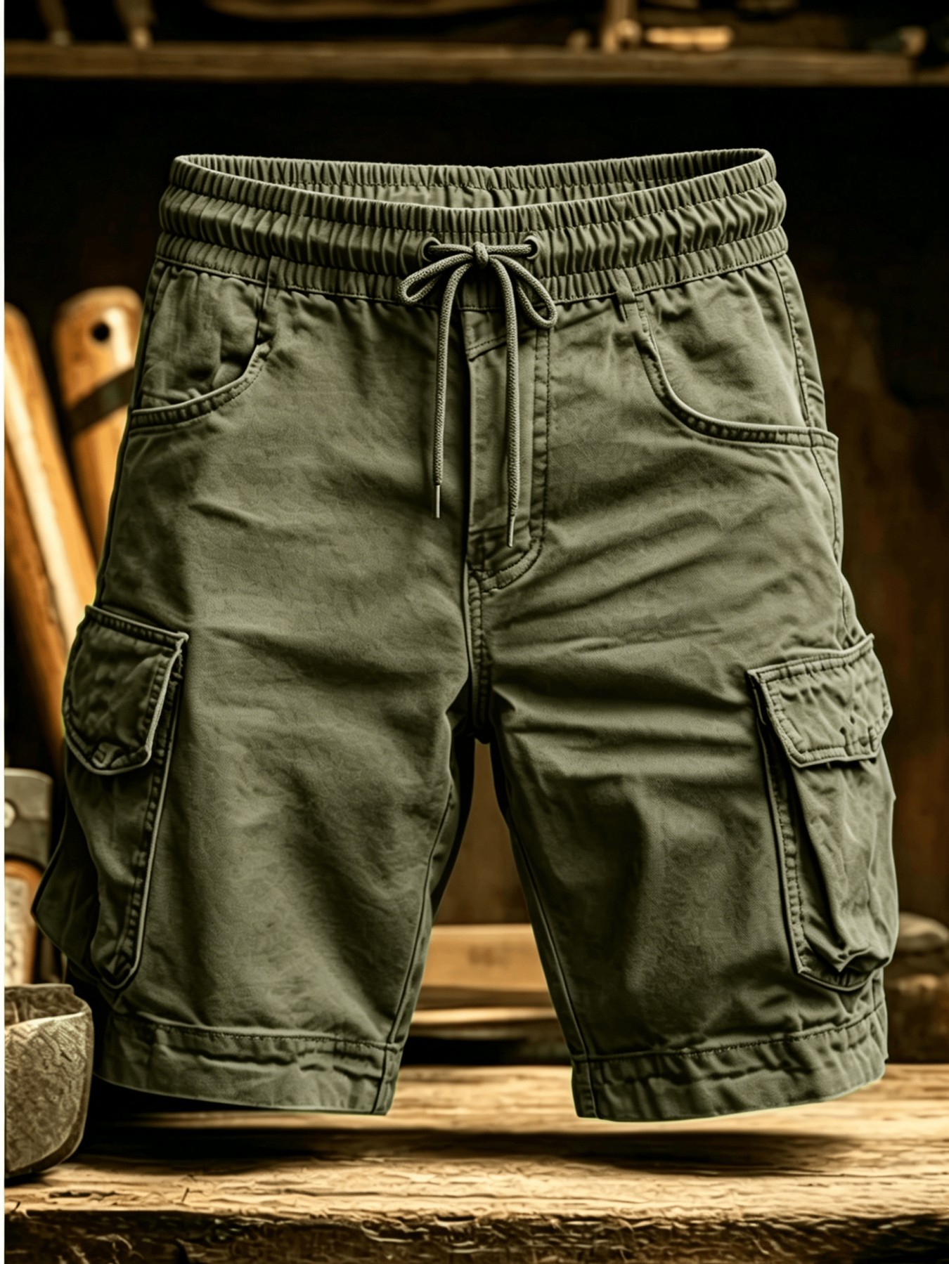 2026 New Cargo Knee Shorts Men - Running Gear For Men recension och pris