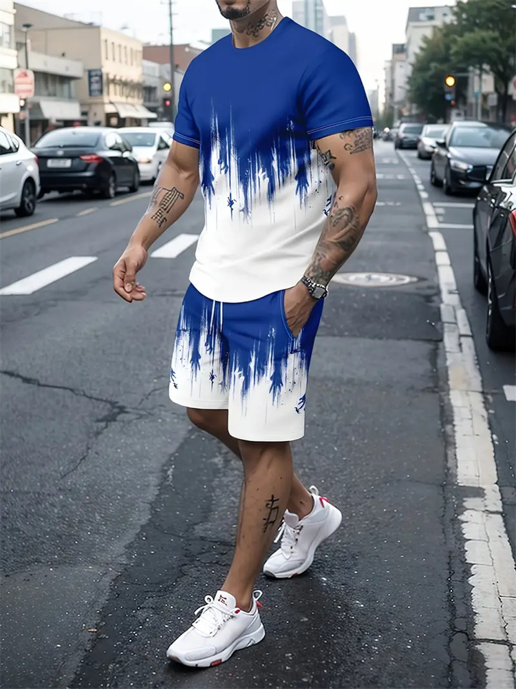 Men Women Gradient Texture T-s - Running Gear For Men recension och pris