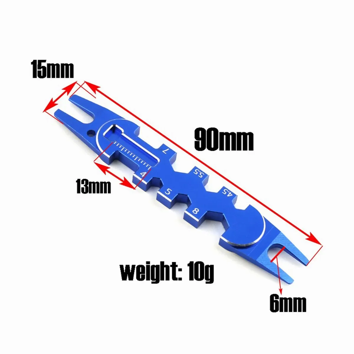 1pcs Red / Blue Wrench RC car  - Running Gear Vehicle recension och pris