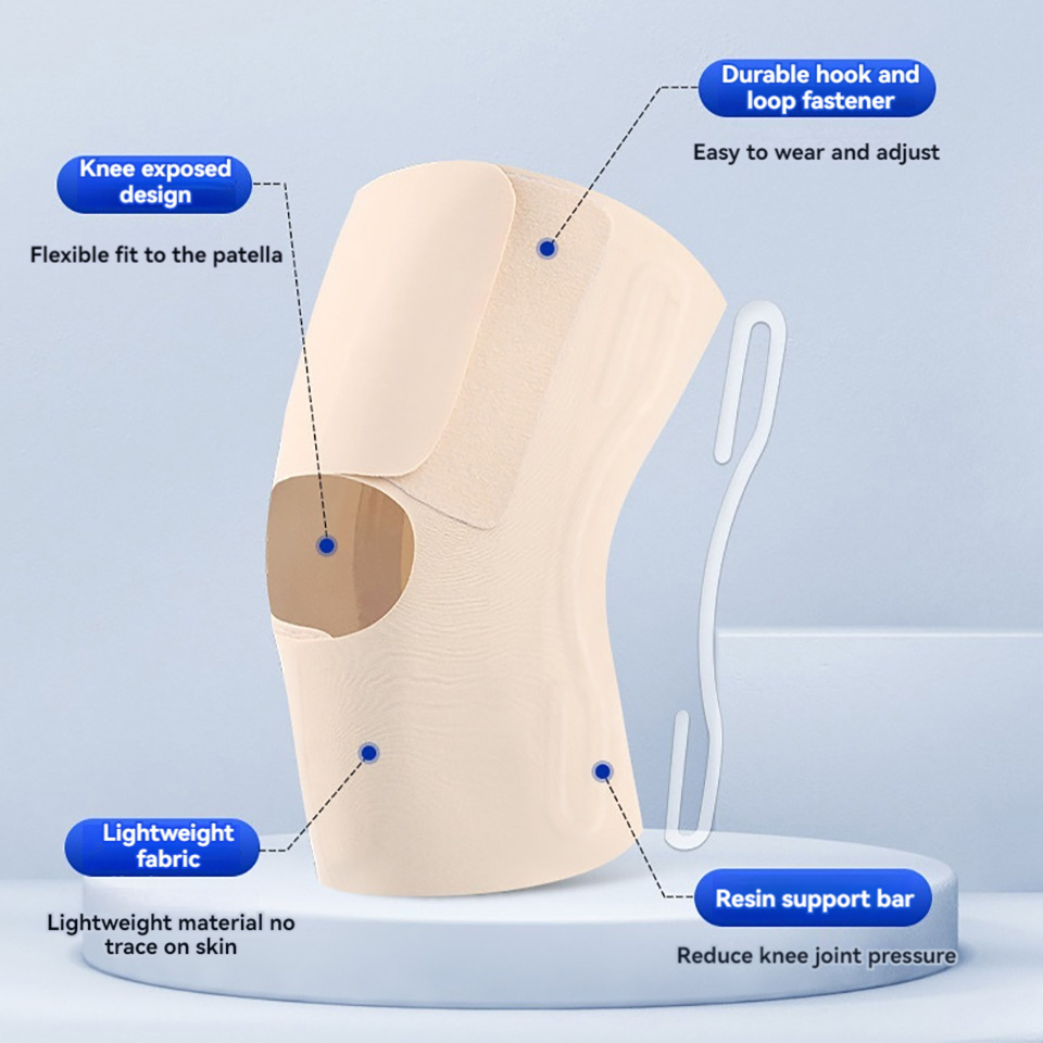 1PCS Adjustable Sports Lightwe - Running Gear Knee recension och pris