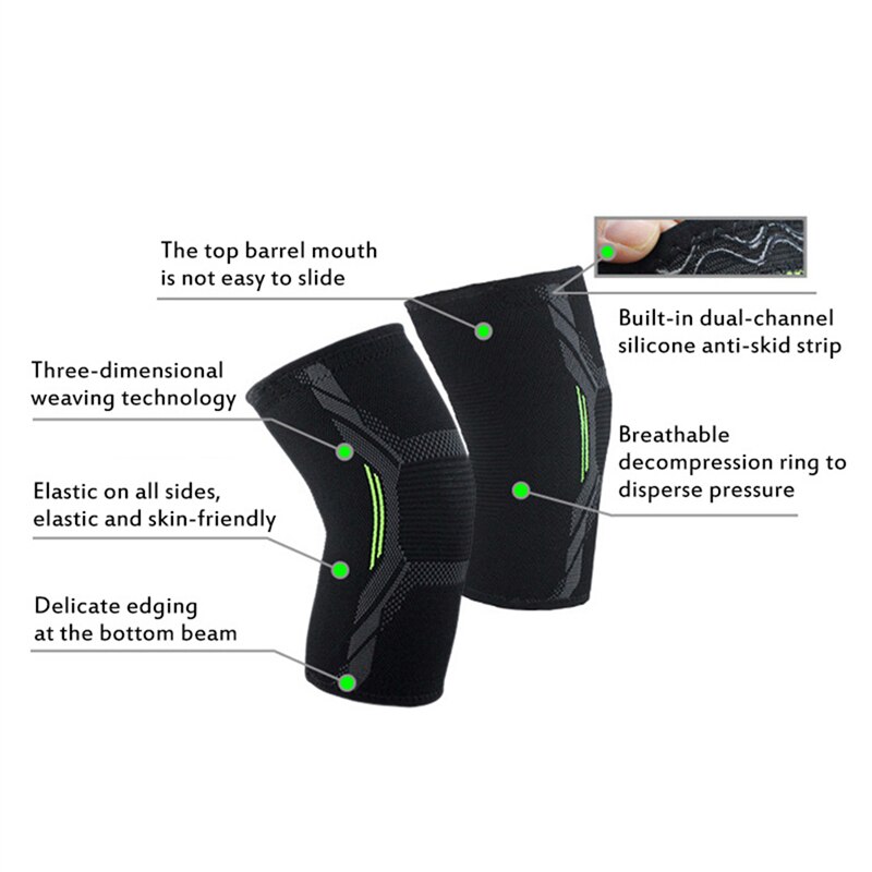 Single Knee Pad Knitted Nylon  - Running Gear Knee recension och pris