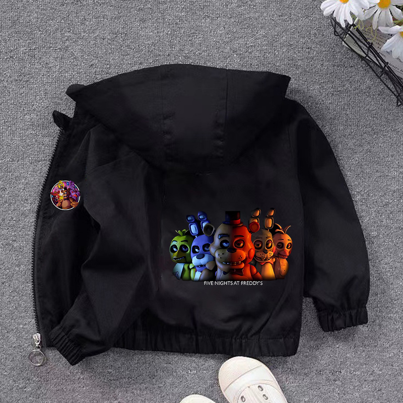 Fnafs Hooded Jacket Boys Girls - Running Gear Kids recension och pris