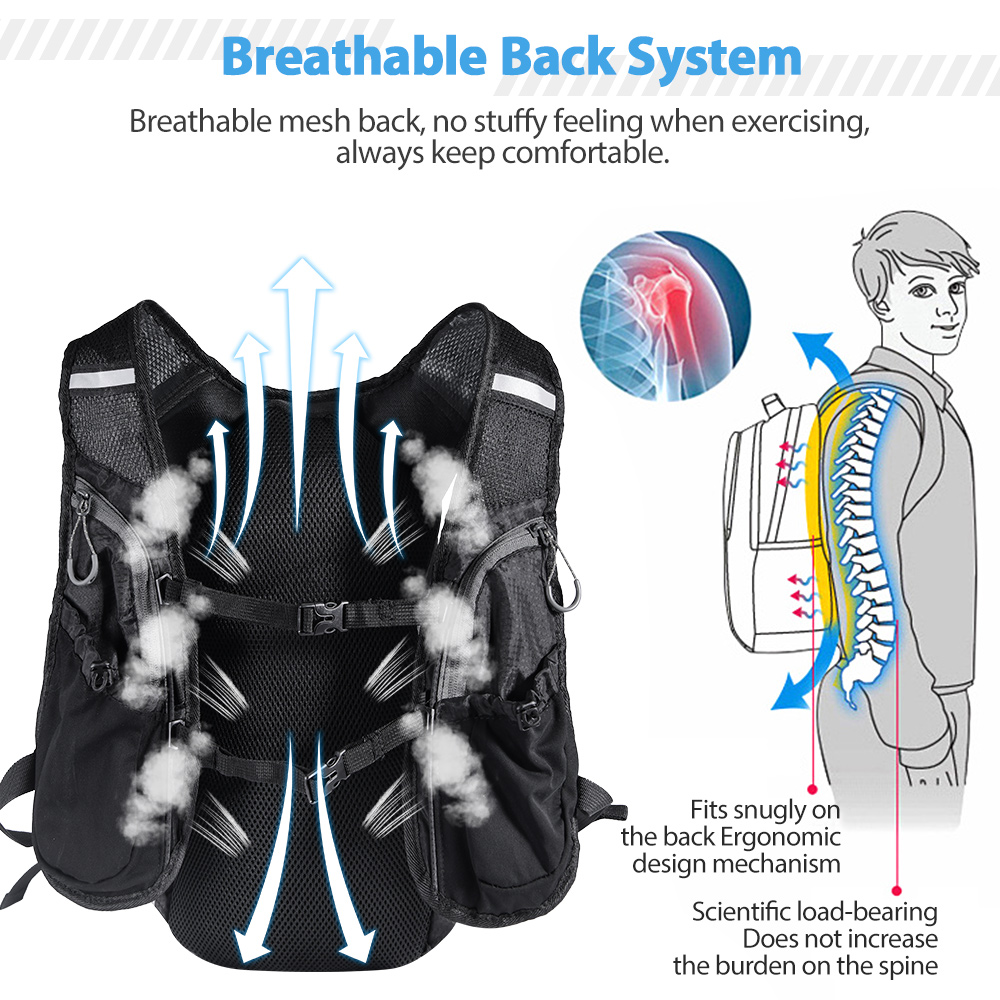 Running Backpack Vest With Wat - Running Hydration Vest recension och pris