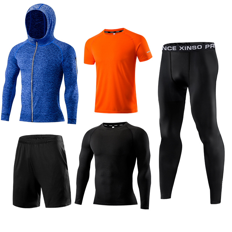 5-Piece Men's Fitness Clothes  - Running Gear Autumn recension och pris