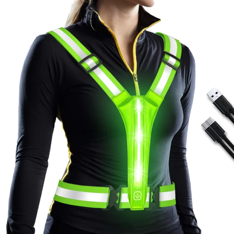 LED Reflective Vest Running Ge - Running Gear Night recension och pris