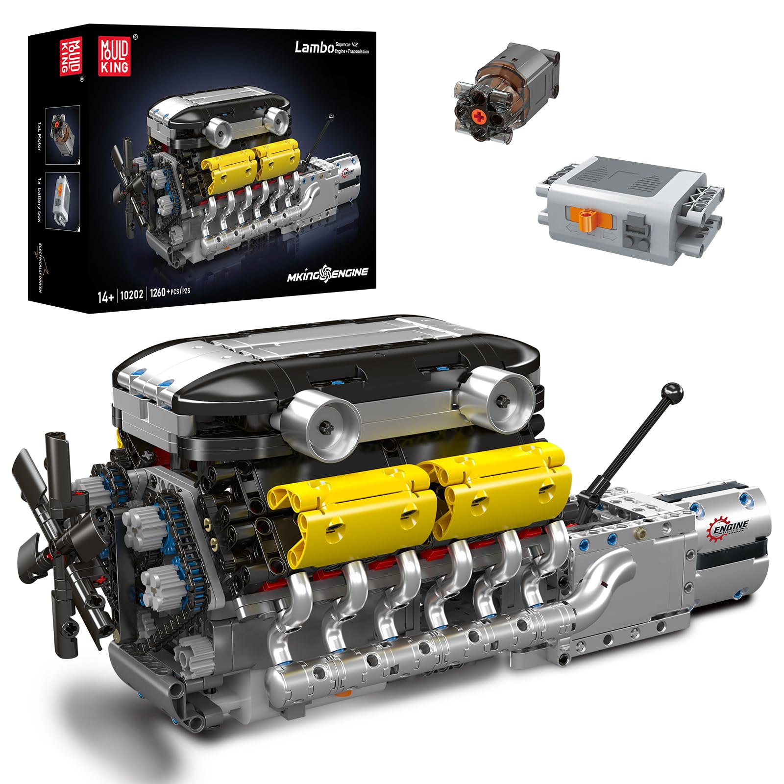 V12 Engine Model kit That Runs - Running Gear Engine recension och pris