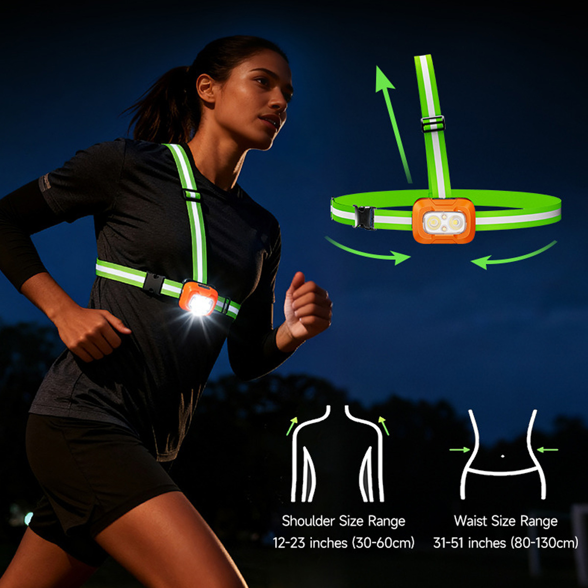 Running Light USB Rechargeable - Running Gear Night recension och pris