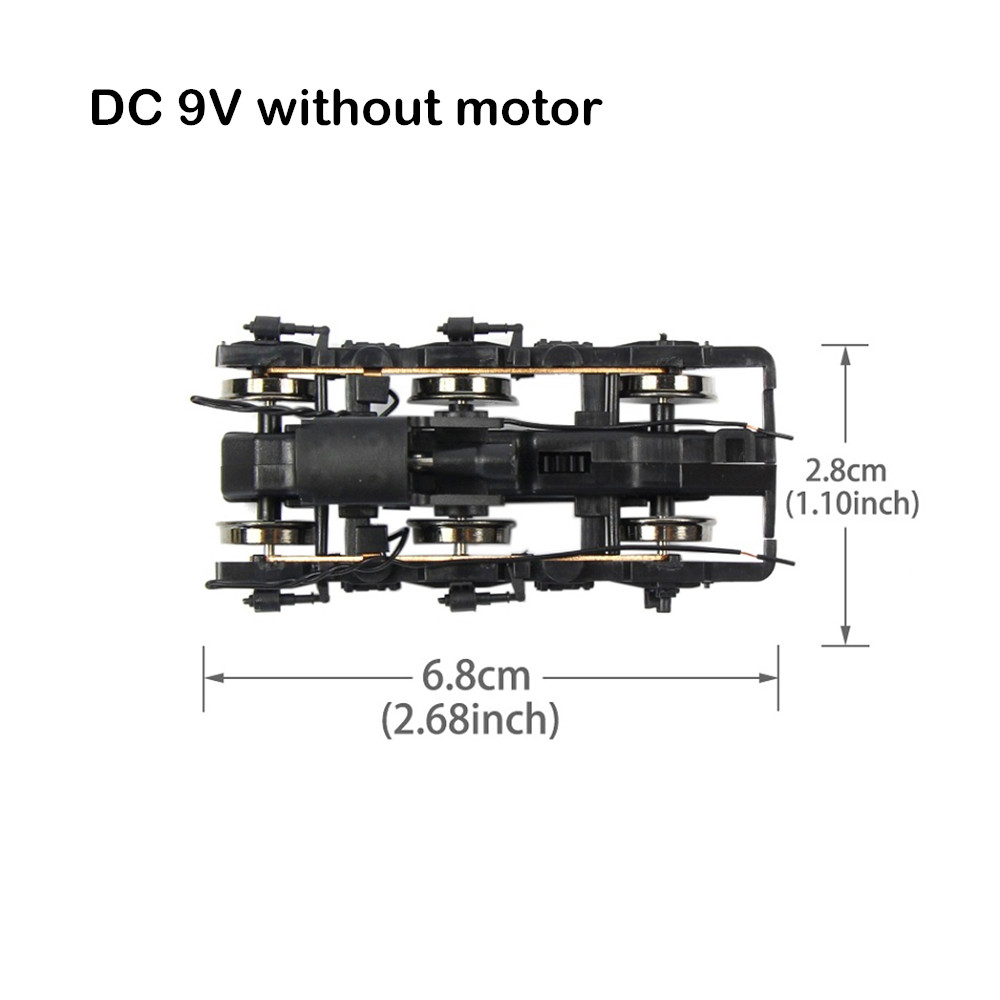 Model Train Powered Bogie Asse - Running Gear Vehicle recension och pris