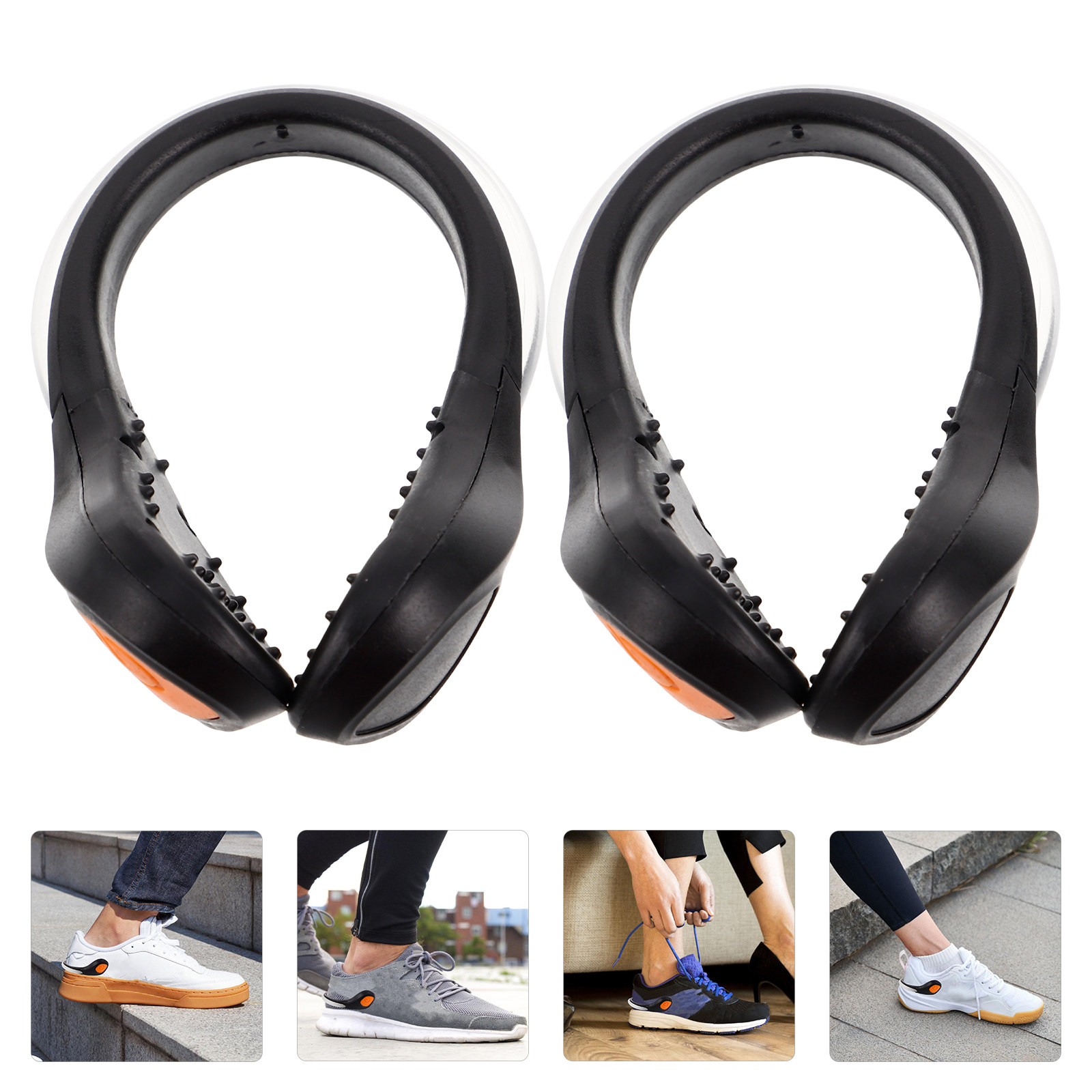 2Pcs LED Shoe Clip Lights Nigh - Running Gear Night recension och pris