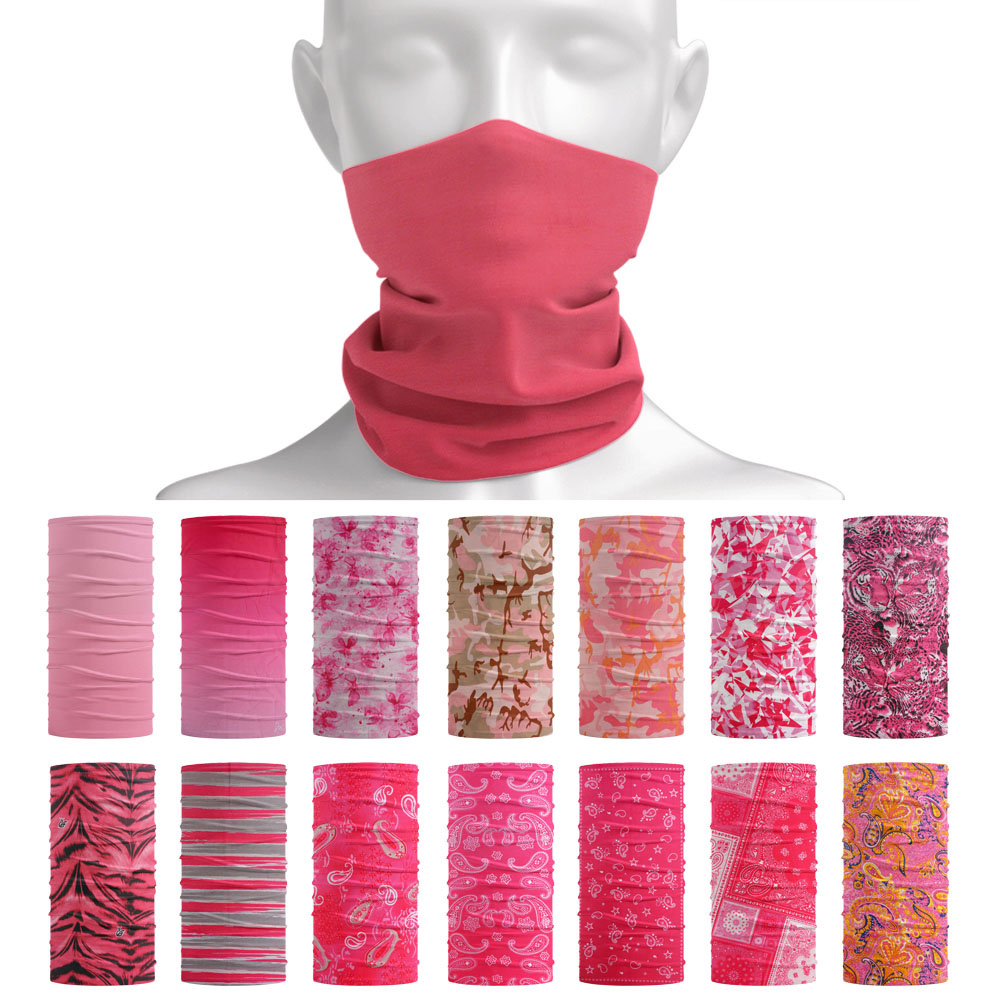 Pink Seamless Outdoor Bandana  - Running Gear Autumn recension och pris