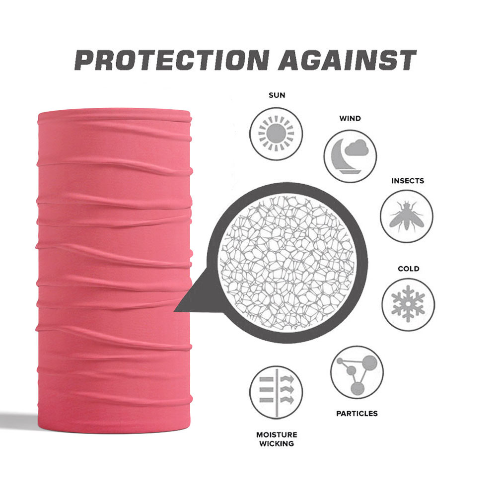 Pink Seamless Outdoor Bandana  - Running Gear Autumn recension och pris
