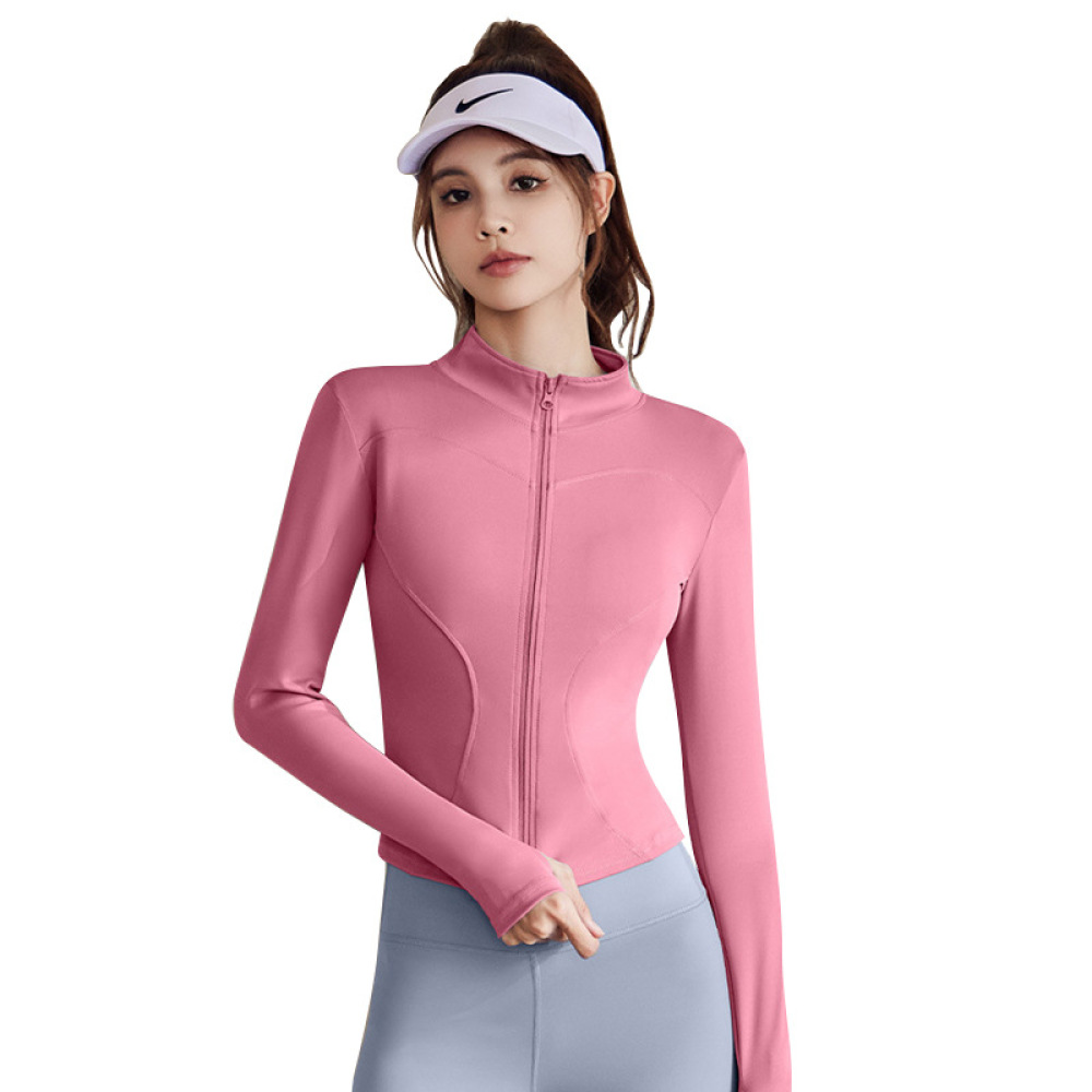 Quick Dry Athletic Yoga Jacket - Running Gear Long Sleeve recension och pris