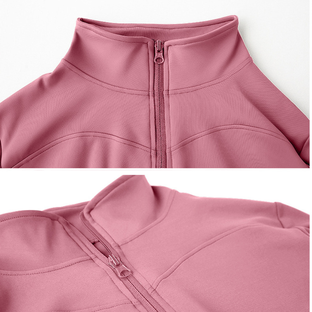 Quick Dry Athletic Yoga Jacket - Running Gear Long Sleeve recension och pris