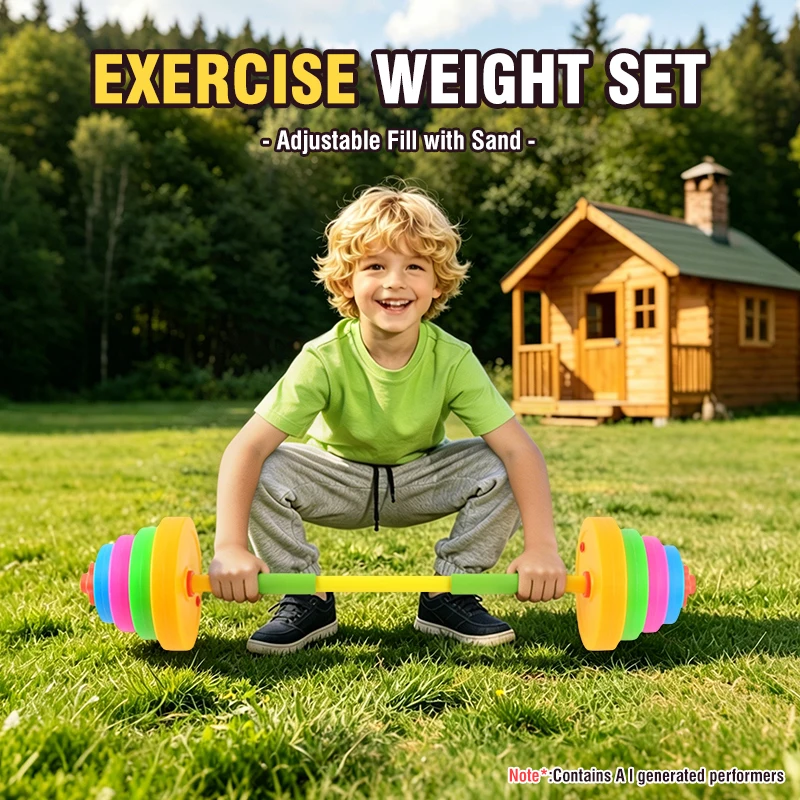 Adjustable Kids Dumbbell Barbe - Running Gear Kids recension och pris
