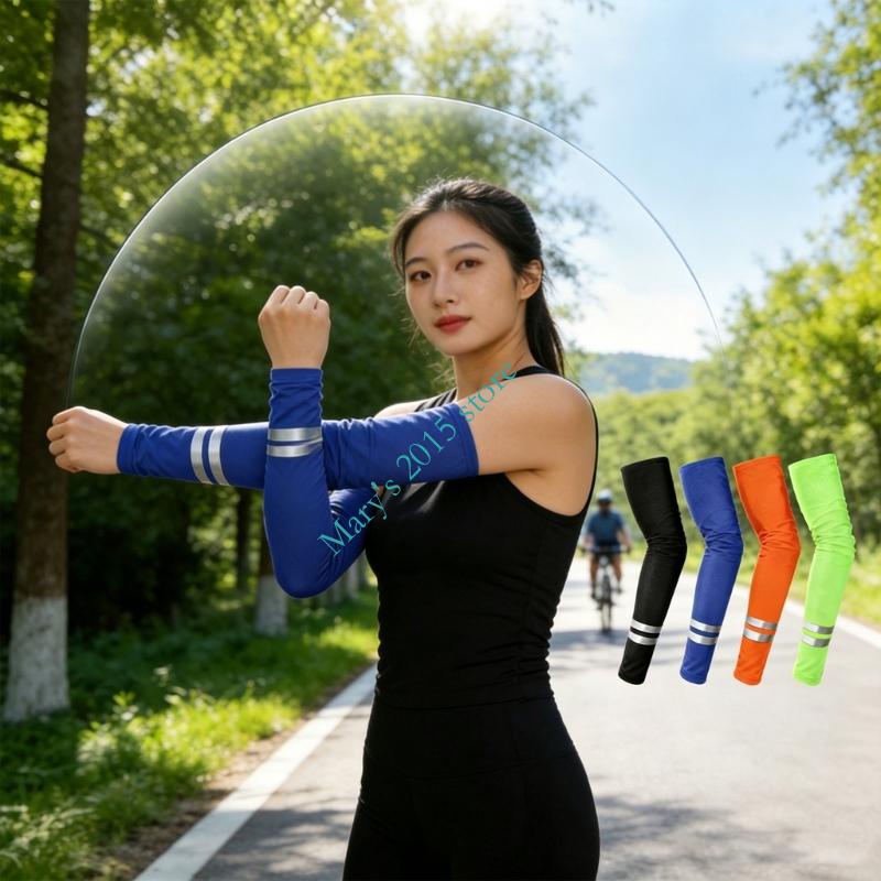 45cm Reflective Sun Arm Sleeve - Running Gear Outdoor recension och pris