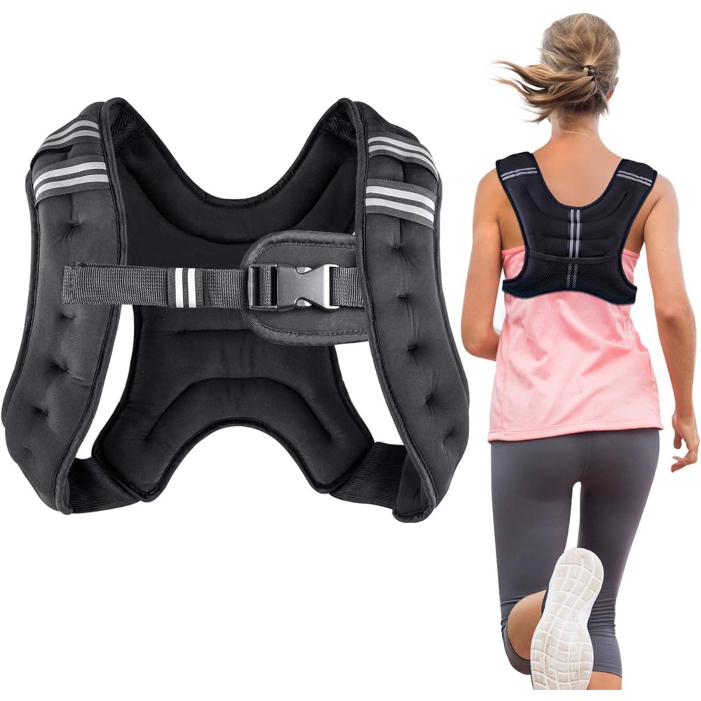 Fitness Weighted Vest Pre-Fill - Running Hydration Vest recension och pris