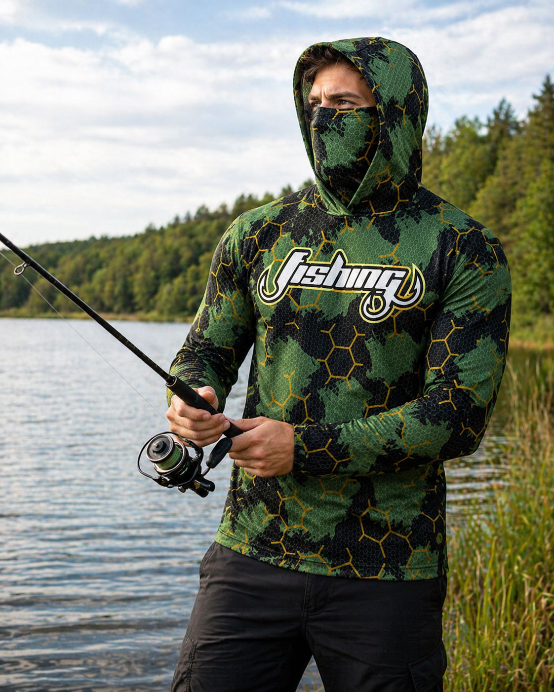 Fishing Hood Riding Tops Wear  - Running Gear Outdoor recension och pris