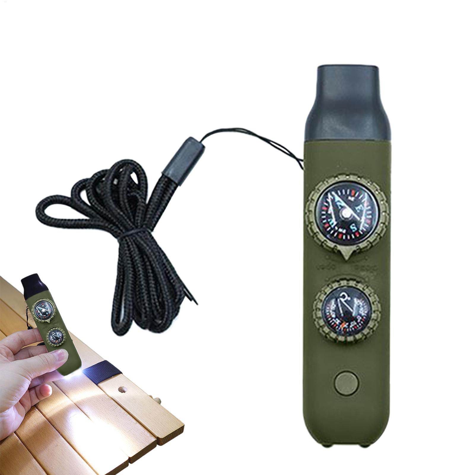 7-in-1 Survival Whistle with L - Running Gear Boat recension och pris