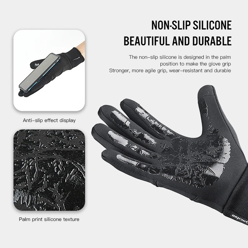 Winter Cycling Gloves for Men  - Running Gear Winter Men recension och pris