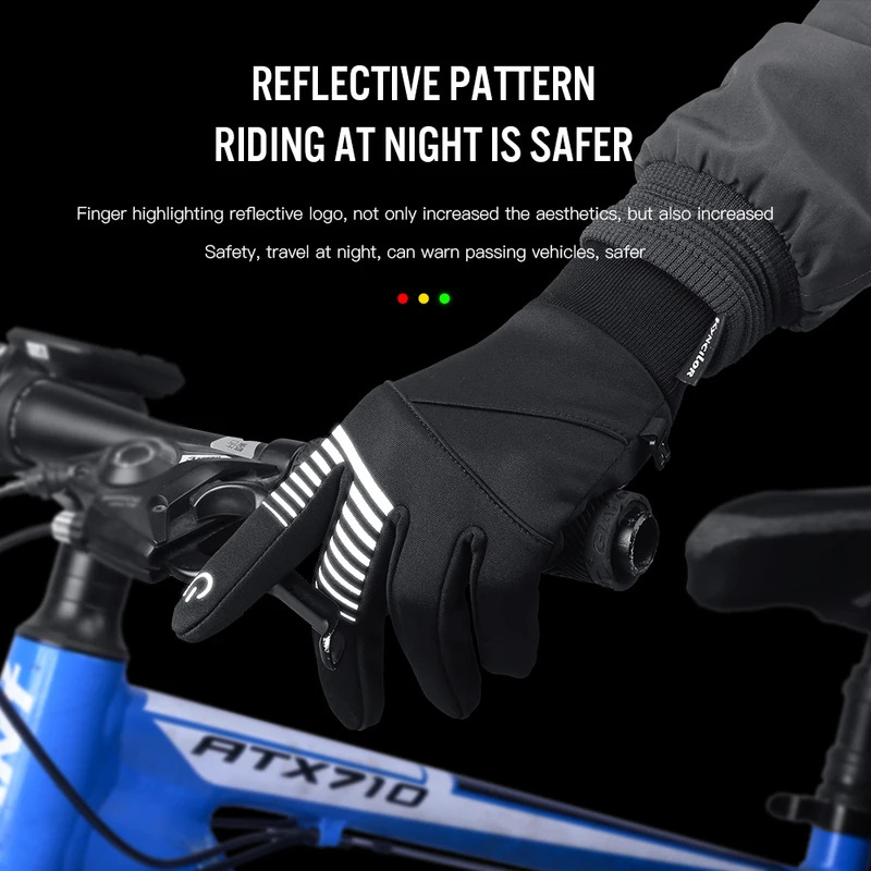 Winter Cycling Gloves for Men  - Running Gear Winter Men recension och pris