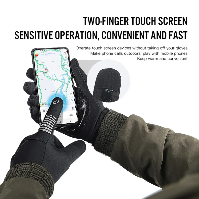 Winter Cycling Gloves for Men  - Running Gear Winter Men recension och pris