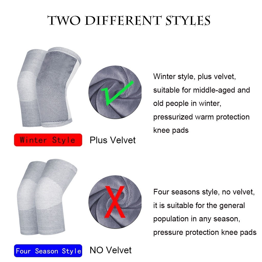 WOSWEIR-1 Pair Winter Warm Kne - Running Gear Knee recension och pris
