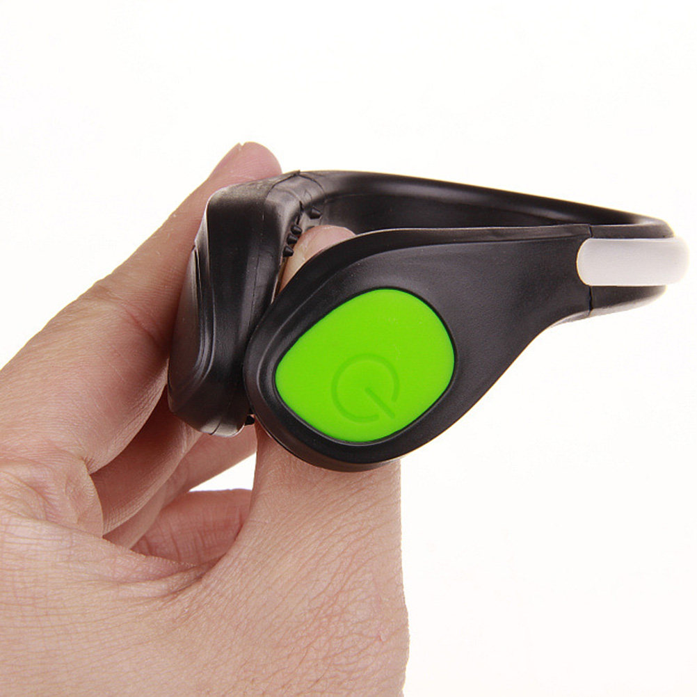 1Pcs LED Flash Shoe Clip Green - Running Gear Night recension och pris