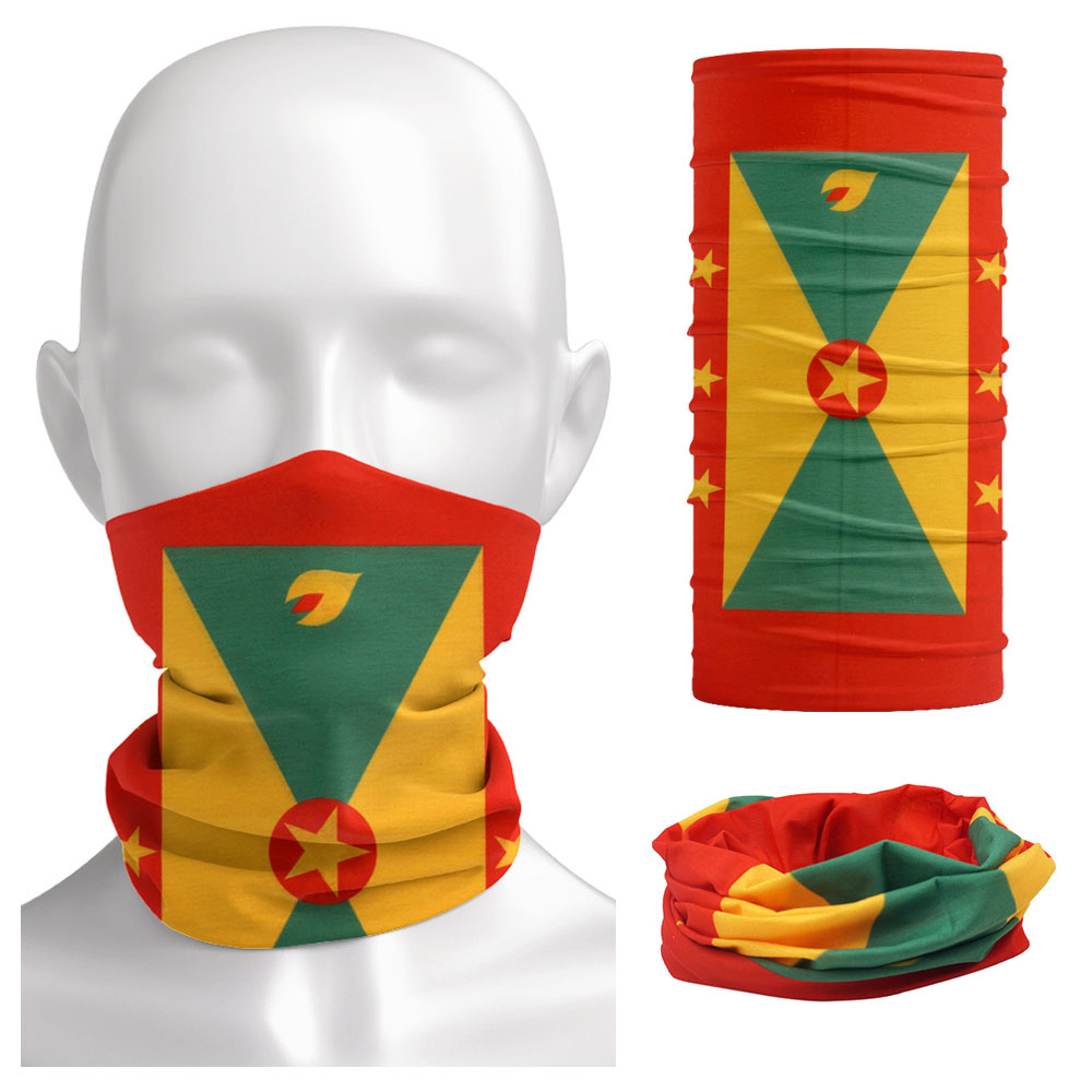 Grenada Flag Pattern Face Band - Running Gear Autumn recension och pris