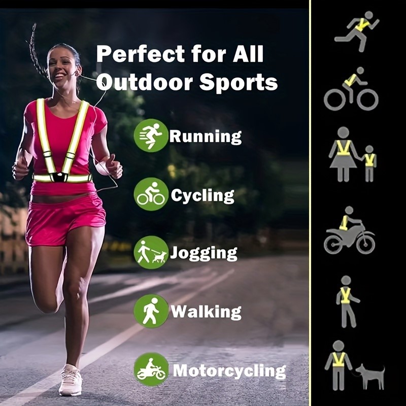 High Visibility Reflective Saf - Running Gear Night recension och pris